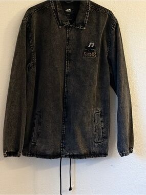 Vans Black Washed Denim Jacket